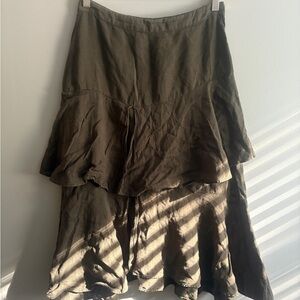 Zara Dark Brown Maxi Skirt